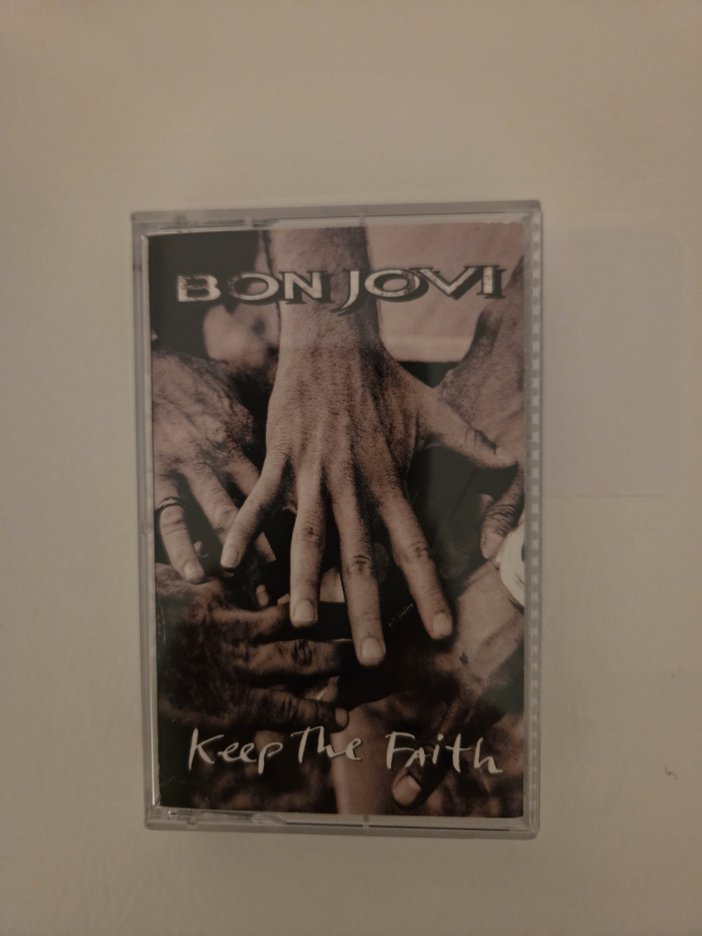 Bon Jovi Keep The Faith Cassette Tape 1992  - Black